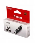ფერადი ჭავლური კარტრიჯი CANON CLI-451 ფერი Black