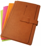 ბლოკნოტი A5 ბარათების ჩასადებით, ჩამკეტით