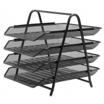 ლითონის სამაგიდე თარო 4 განყოფილებით Deli