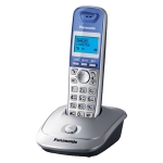 1 ხაზიანი LCD ტელეფონი Panasonic, ვერცხლისფერი