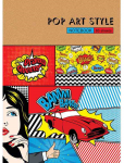 ბლოკნოტი A4 Pop Art Style, 80 ფურცლიანი, მყარი ყდით